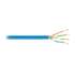 Metro de cable UTP CAT5E, Bobina de 100m, azul, VOLTECK