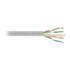 Metro de cable UTP CAT6, Bobina de 100m, gris, VOLTECK