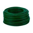 Rollo de 100 metros de cable THW CCA 10 AWG verde, BASIC