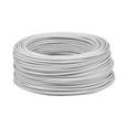 Rollo de 100 metros de cable THW CCA 12 AWG blanco, BASIC