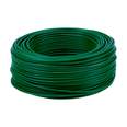 Rollo de 100 metros de cable THW CCA 12 AWG verde, BASIC