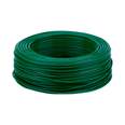 Rollo de 100 metros de cable THW CCA 14 AWG verde, BASIC