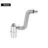Céspol de bote de ABS cromado,para lavabo o fregadero,FOSET