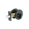 Cerrojo llave-mariposa, negro mate, llave tradicional, BASIC