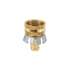 Conector 1/2' hembra tipo garra de aluminio, TRUPER