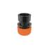 Conector 1/2' hembra de ABS con tuerca de ajuste manual