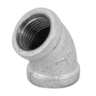 Codo 45° acero galvanizado de 1/2', FOSET