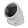Codo 45° acero galvanizado de 1-1/2', FOSET
