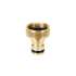 Conector 3/4' rápido hembra de latón, sistema click, TRUPER