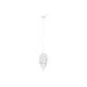 Arbotante tipo farol tradicional colgante p/exterior, blanco