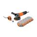 Combo esmeriladora 4-1/2', 700W, discos y flexómetro, PRO