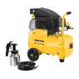 Kit Compresor lub, 20L, manguera y pistola baja,127V, PRETUL