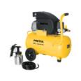 Kit Compresor lub, 40L, manguera y pistola baja,127V, PRETUL