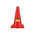 Cono de precaución de 45 cm de PVC, PRETUL