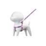 Correa con pechera para perro, 1 cm ancho, FIERO