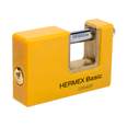 Candado antipalanca 85 mm cuerpo metálico, HERMEX BASIC