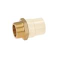 Adaptador macho de CPVC 1-1/2' con inserto y tuerca de latón