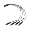 Cable Divisor de Energía tipo Pulpo 1 a 4 para CCTV, VOLTECK