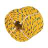 Kilo de cuerda amarilla de polipropileno 4 mm, rollo 1kg