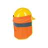 Cubrenuca para casco, naranja con reflejante, TRUPER