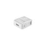 Módulo puerto USB, línea Italiana, color blanco, VOLTECK
