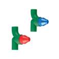 Juego de 2 llaves de empotrar PPR 1/2' sin manerales, FOSET