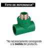 Tee macho de PPR 1' con inserto metálico, FOSET