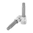 Dado punta larga bristol M14, cuadro 1/2', TRUPER