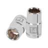 Dado de 14 mm, 12 puntas, cuadro 1/2', TRUPER
