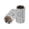 Dado de 15 mm, 6 puntas, cuadro 1/2', TRUPER