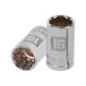 Dado de 16 mm, 12 puntas, cuadro 1/2', TRUPER