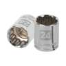 Dado de 24 mm, 12 puntas, cuadro 1/2', TRUPER