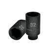 Dado largo impacto de 32 mm, 6 puntas, cuadro 1/2', TRUPER