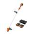Desbrozadora inalámbrica 40V, 2 baterías 2Ah,1 carg.dual,PRO