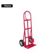 Diablo de carga de 370 kg, ruedas imponchables PU, asa 'D'