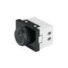 Dimmer giratorio negro de 1.5 módulos, línea Lisboa, VOLTECK