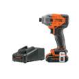 Destornillador de impacto 1/4', 20V, 1 batería 2Ah, PRO