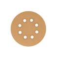 Paquete con 5 discos de lija 5' grano 100, 8 perforaciones