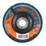 Disco laminado 4', grano 40 centro 5/8', fibra, TRUPER