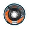 Disco laminado 4-1/2', grano 40 centro 7/8', fibra, TRUPER
