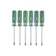 Juego de 6 desarmadores Torx mango de PVC, PRETUL