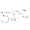 Juego de 6 accesorios para baño acabado satín, FOSET ELEMENT
