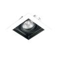 Luminario empotrable con 1 spot dirigible, blanco, VOLTECK