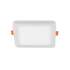 Luminario LED plafón 6W 6500K, ajustable, cuadrado, VOLTECK
