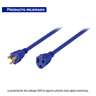 Extensión de uso rudo aterrizada 15 m 3x16 AWG, VOLTECK