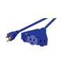 Extensión triple uso rudo 8 m tipo abanico 3x16 AWG, VOLTECK