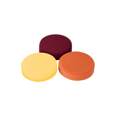 Juego de 3 esponjas para pulir de 5' hook and loop, TRUPER