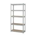 Estante metálico 5 repisas capacidad 35kg, 75x30x150, PRETUL