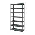 Estante plástico 7 repisas capacidad 60kg, 91x43x185, TRUPER