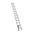 Escalera telescópica,13 peldaños, tipo II, capacidad 102kg